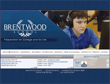 Tablet Screenshot of brentwoodschool.org